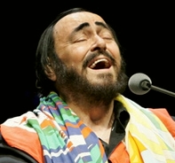 Luciano Pavarotti tinha a voz mais cara e límpida entre os tenores da atualidade.Foto: AFP