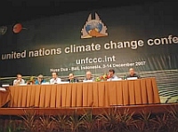 O secretário-geral da ONU disse que a mudança climática é o desafio moral desta geração.  © Conferência de Bali
