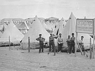 Uma colônia judia em Tel Aviv, entre 1920-1930.  Foto: Congresso Americano