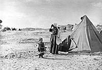 Do êxodo dos palestinos surgiu o problema dos campos de refugiados (1949).

  Foto: ONU