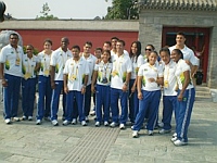 Judocas brasileiros elogiam instalações da Vila Olímpica de Pequim.   Foto: CBJ