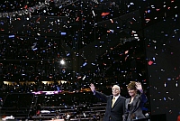 John McCain e sua vice, Sarah Palin, durante a convenção republicana.Foto: REUTERS/Shannon Stapleton 