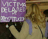 A prostituição não é proibida na Espanha. O crime é a exploração das prostitutas.  Foto: Mariposas.org