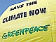 Para o Greenpeace, as consequências da crise climática serão muito piores que as da crise financeira.  Foto: Greenpeace