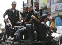 Militantes do Hamas na Faixa de Gaza. A organização palestina islâmica é considerada um grupo terrorista pelos Estados Unidos.  Foto : Reuters
