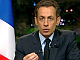 O presidente francês, Nicolas Sarkozy, foi à televisão anunciar o pacote de medidas sociais.  Foto: Reuters