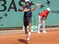 O alagoano Tiago Fernandes vence na sua estreia no torneio juvenil de Roland Garros. Foto: Elcio Ramalho/RFI