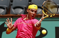 Ao vencer Marcos Daniel, o espanhol Rafael Nadal chegou à marca recorde de 29 partidas invictas em Roland Garros.   Foto: Reuters