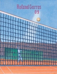 Cartaz do torneio de tênis de Roland Garros.© Roland Garros