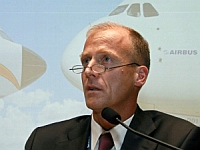 Presidente da Airbus, Thomas Enders, durante coletiva à imprensa no Salão de Aeronáutica Le Bourget.Foto: REUTERS/Pascal Rossignol