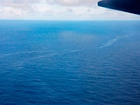 A mancha de óleo descoberta no oceano Atlântico provaria que o Airbus não explodiu, segundo o ministério da Defesa do Brasil.  Foto: Reuters