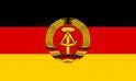 Bandeira da República Federal da Alemanha, a RDA.