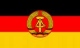 Bandeira da Alemanha Oriental.