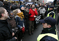 Manifestantes protestam durante a Conferência de Copenhague, nesta terça-feira.Foto: Reuters