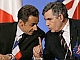 O presidente da França, Nicolas Sarkozy (à esq.) e o primeiro-ministro Gordon Brown.Foto: Reuters