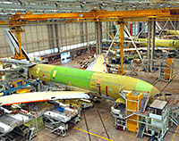 Airbus-Montagehalle.  Photo : Airbus S.A.S., 2005