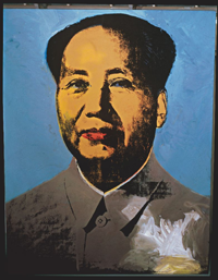 Mao Tse Tung, 1973.  Foto : 2009 Andy Warhol Foundation for the visuals arts inc. / Adagp, Paris 2009