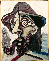 Pablo Picasso: le fumeur, 1971© Collection particulière - Succession Picasso 2009