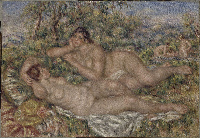 Pierr-Auguste Renoir: Les baigneuses, 1918-1919  - Musée d'Orsay - don des fils de l'artiste en 1923.© Rmn/Hervé Lewandowski