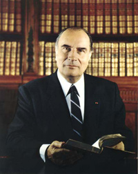 François Mitterrand 1981 - das offfizielle Porträt© Gisèle Freund