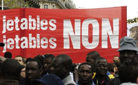 Das Problem der travailleurs sans papiers ist nicht neu. Schon 2006 wurde demonstriert.(Photo: AFP)