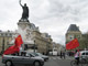 Pro-chinese protest, Place de la Republique, Paris.(Photo : S. Lagarde/RFI)