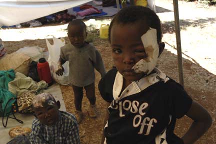 Children victims of the Eldoret church massacre(Photo: Anna Koblanck)