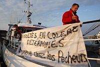 Fishermen continue to mount blockades at ports around France in spite of government offer of compensation for high fuel prices.Photo: Reuters