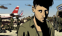 The Israeli film Waltz with Bashir was among the films shown on the second day of Cannes 2008