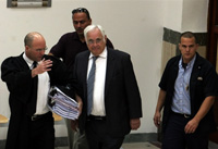 US businessman Morris Talansky in court in Jerusalem(Photo: AFP)