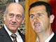 Israeli Prime Minister Ehud Olmert (l) and Syrian Presient Bashar al-Assad(Photos: Reuters)