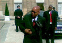 Jacob Zuma at the Elysee.Photo: C. Haskins
