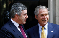 Bush and Brown at 10 Downing Street(Photo: Reuters)