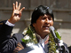 President Evo Morales on 1 May, when he announced plans to nationalise key industries(Photo: AFP)