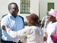 Morgan Tsvangirai campaigning (Photo: AFP)