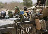 Chadian rebels move towards Gos Beida(Credit: Reuters)