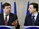 Irish Prime Minister Brian Cowen (l) and President of the European Commission, José Manuel Barroso (r).(Photo : Reuters)
