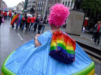 This month's annual gay pride parade in Dublin(Photo: E Kennedy)