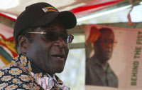 Zimbabwe's President Robert Mugabe greets supporters of his ruling ZANU PF on June 24.(Credit: Reuters)