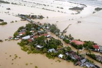 Central Philippines under flood water, 22 June 2008photo: reuters