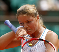 Russia's Dinara Safina during her semi-final match against her compatriot Svetlana Kuznetsova(Photo: Reuters)