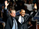 Al Gore and Barack Obama in Michigan.(Photo : Reuters)
