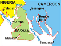 The Bakassi region.(Source: afrol news)