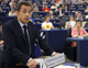 Sarkozy at the European parliament(Photo: Reuters)