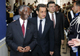 France's President Nicolas Sarkozy (C) and European Commission President Manuel Barroso (R) welcomes South Africa's President Thabo Mbeki(Photo: Reuters)