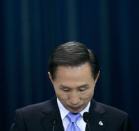 South Korean President Lee Myung-bak(Photo : Reuters)