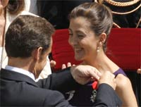 Sarkozy Betancourt the Légion d'honneur(Credit: Reuters)