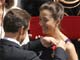 French President Nicolas Sarkozy awards politician Ingrid Betancourt the Légion d'honneur(Credit: Reuters)