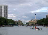 View of the canal d'Ourq in Paris(Photo: Nissim Schaul)