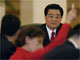 Hu Jintao speaks to journalists(Photo: Reuters)